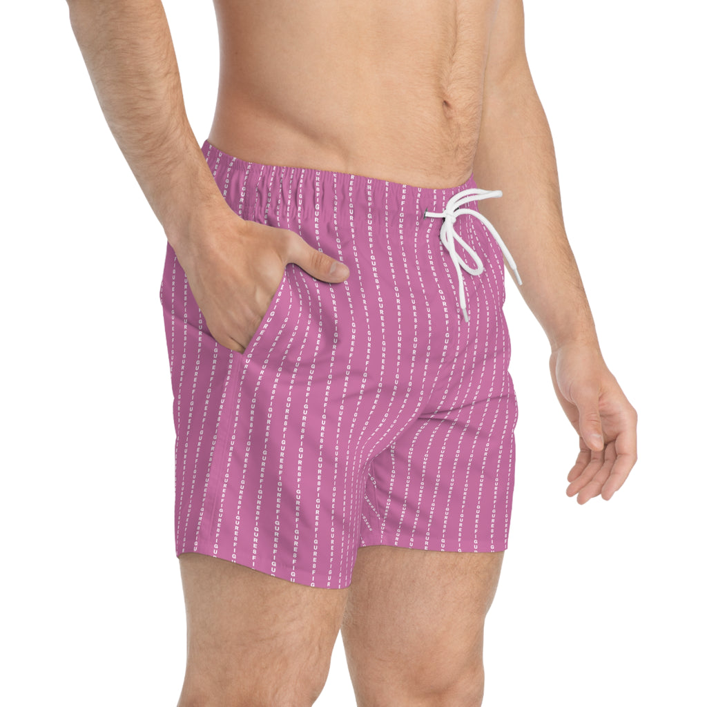 Pink Swim Trunks