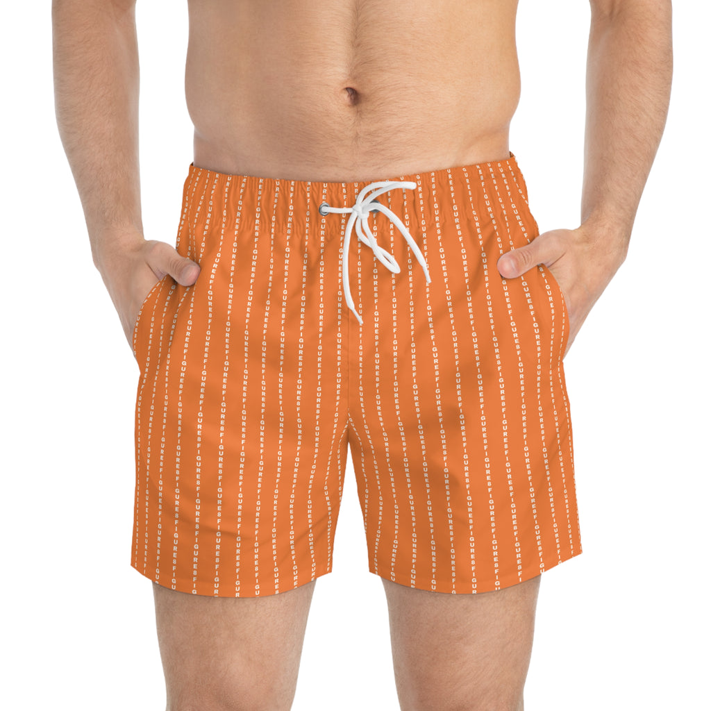 Orange Swim Trunks