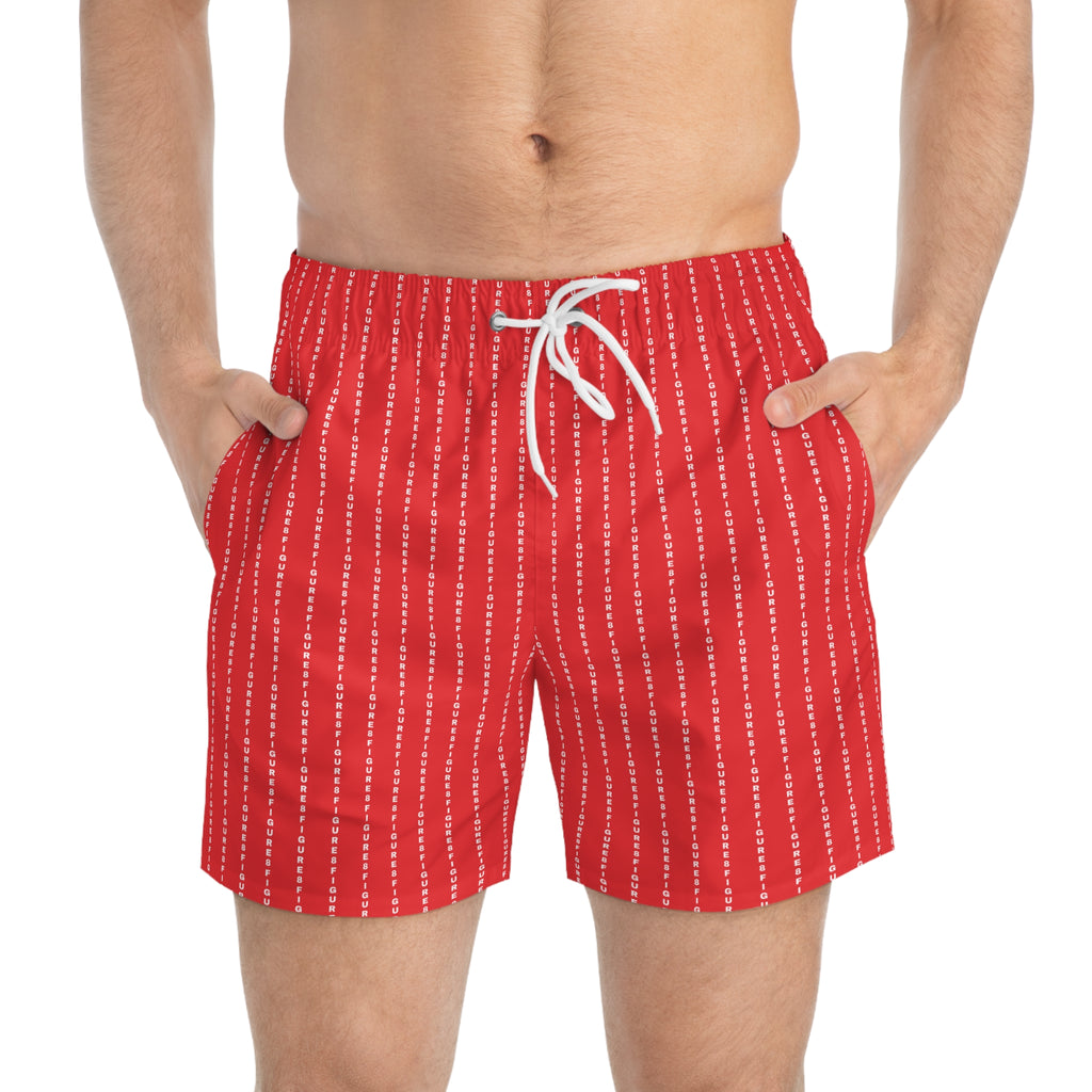 Red Swim Trunks
