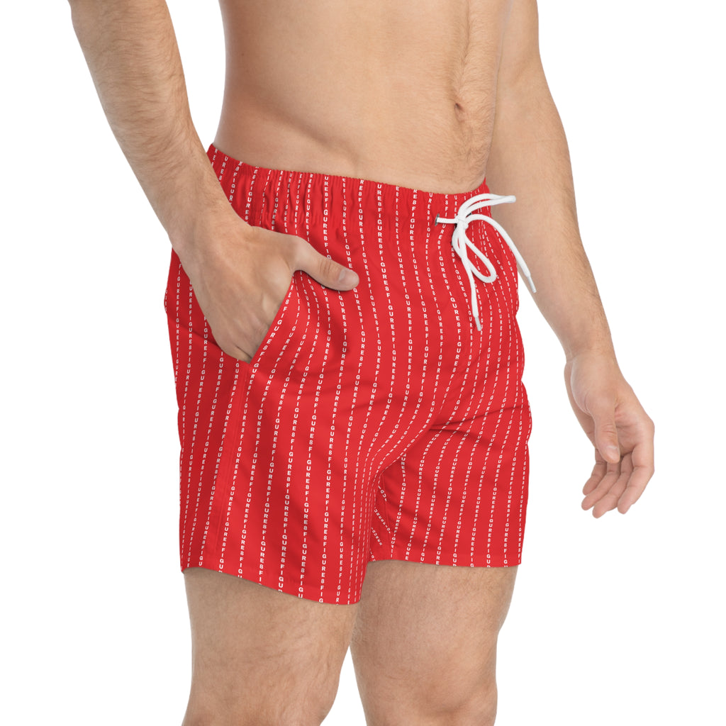 Red Swim Trunks